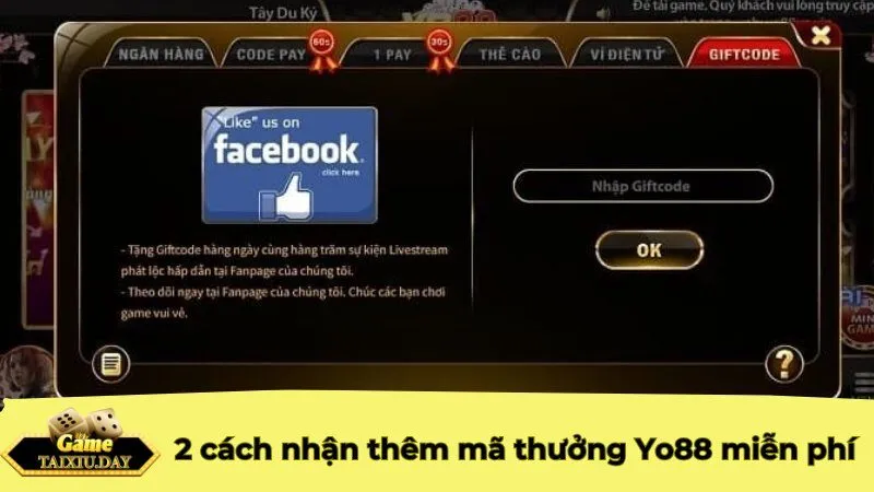 2 cách nhận thêm mã thưởng Yo88 miễn phí